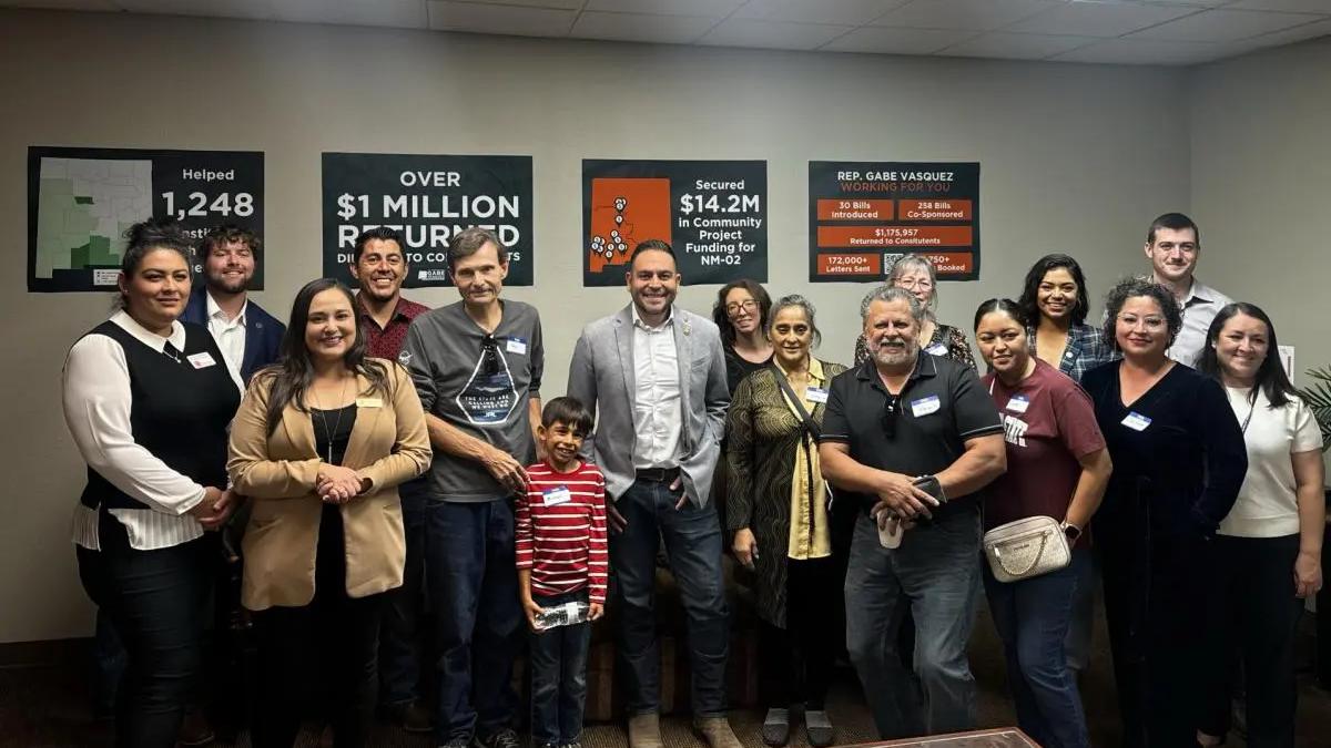 Vasquez meets with constituents, community leaders