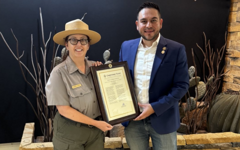 Rep. Gabe Vasquez delivers a Congressional Record honoring the 100th anniversary of Carlsbad Caverns.