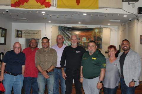 Rep. Vasquez with Veterans in Socorro
